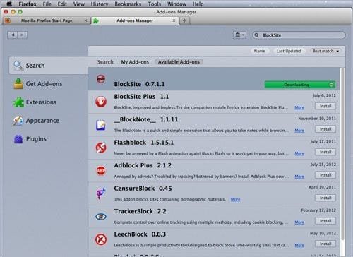 Addon Firefox