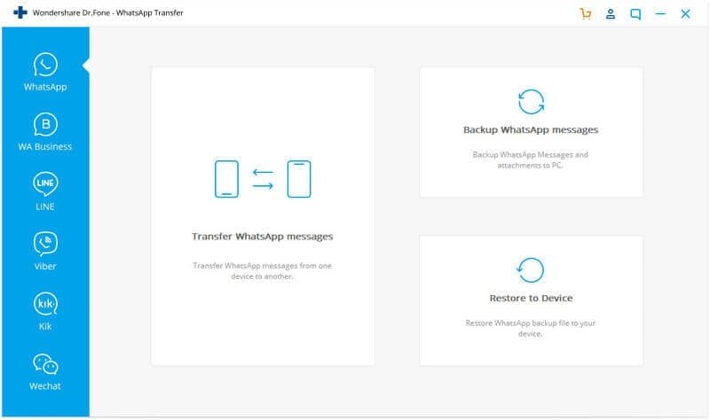 Dr Fone WhatsApp Transfer