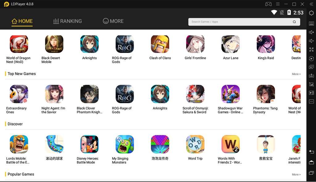 Games LDPlayer 4 for Android