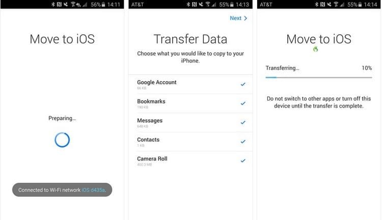 Wondershare Move to iOS