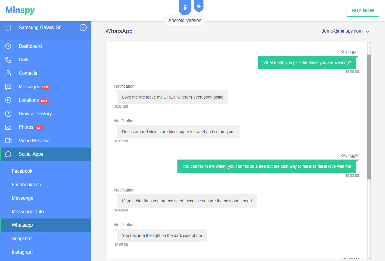 whatsapp spy minspy