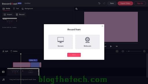 Record from RecordCast