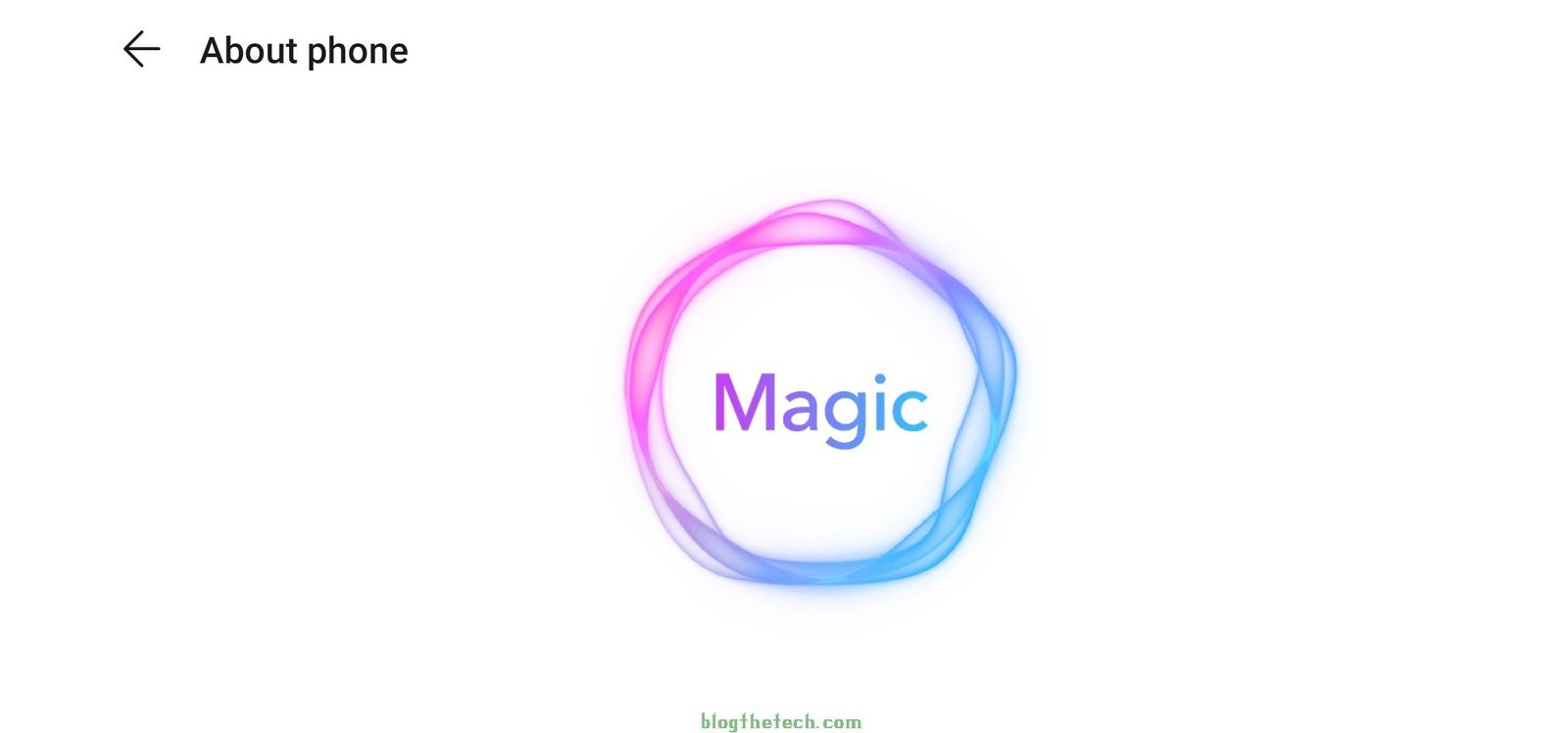 Honor Magic UI