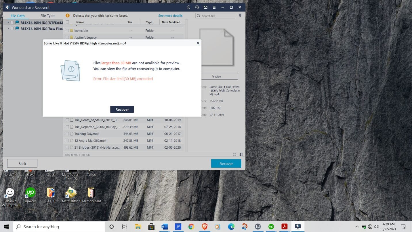 File Preview with Recoverit by Wondershare