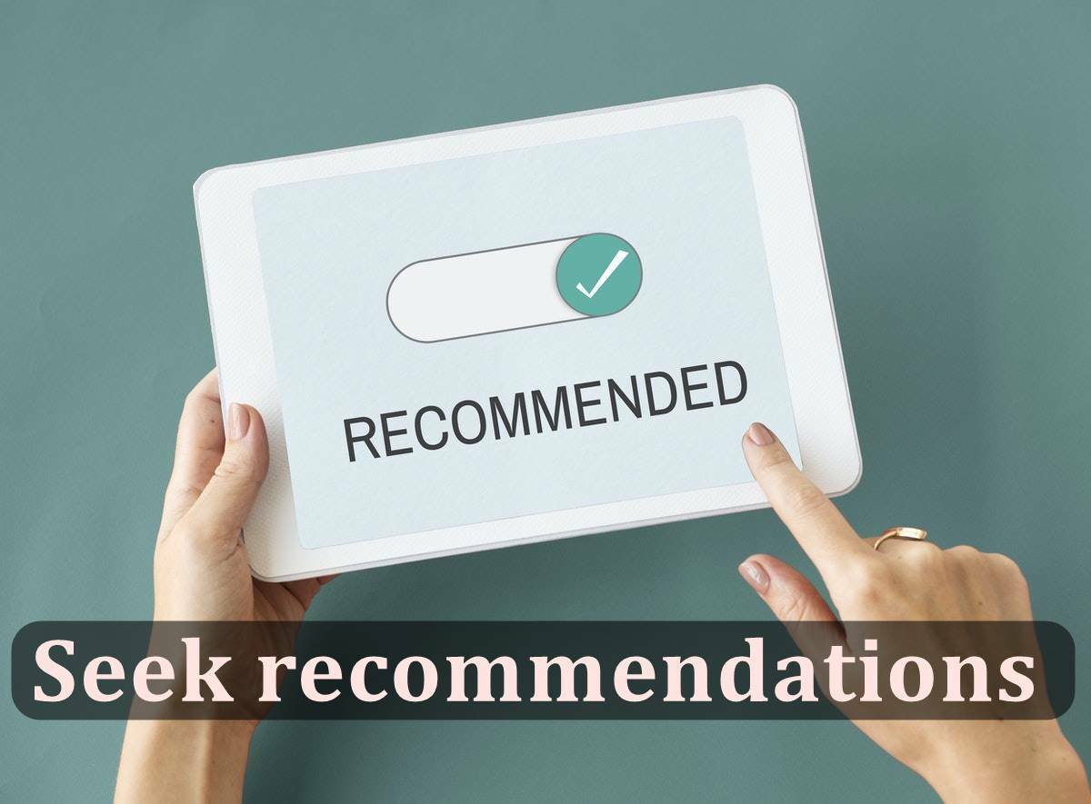 Seek recommendations