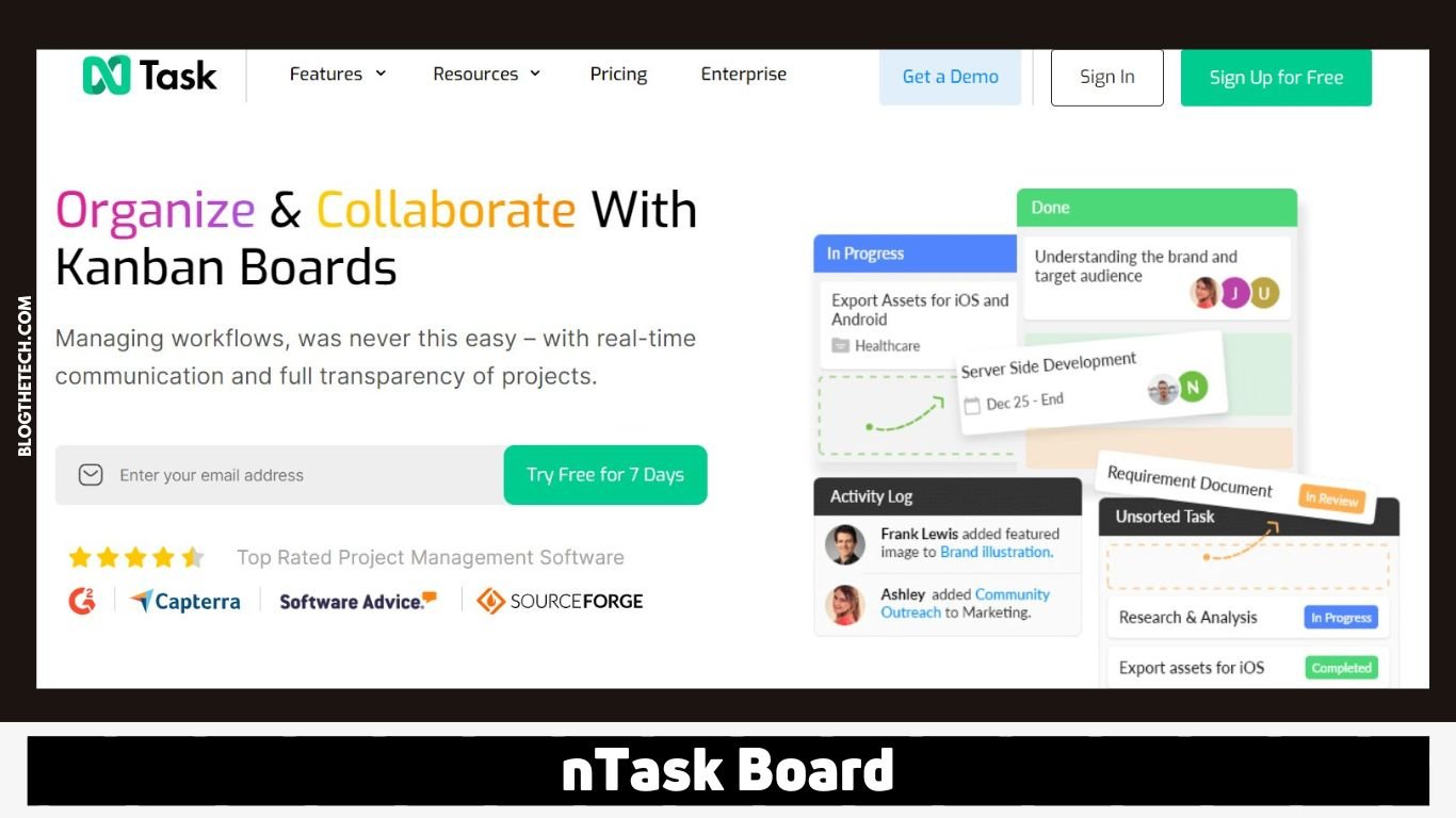 Best Kanban Tools - nTask Board