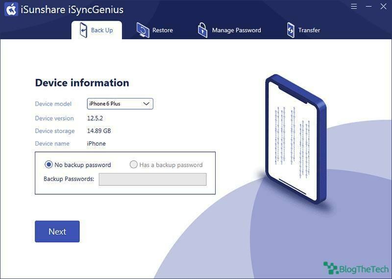 Backup iPhone data to Windows Computer