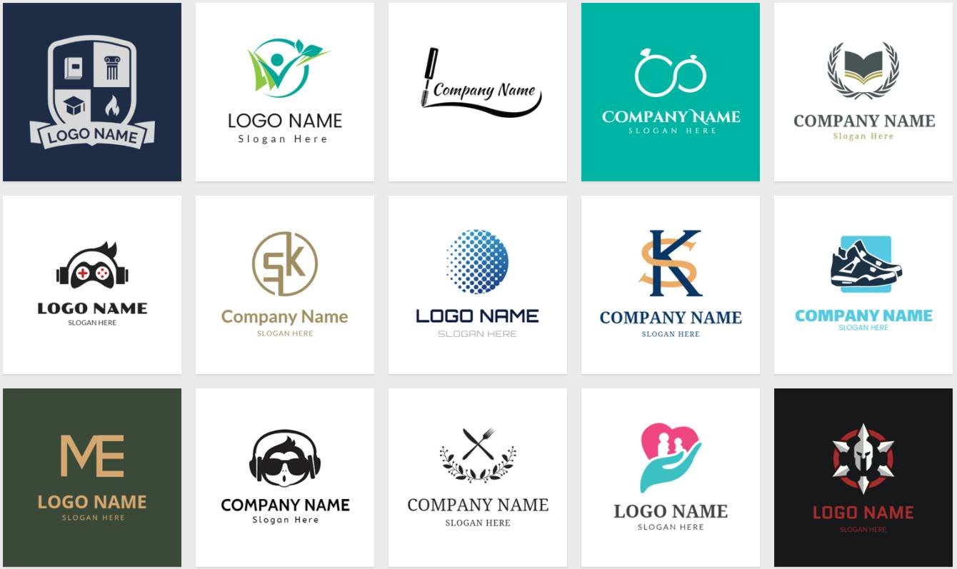 Simple logo style