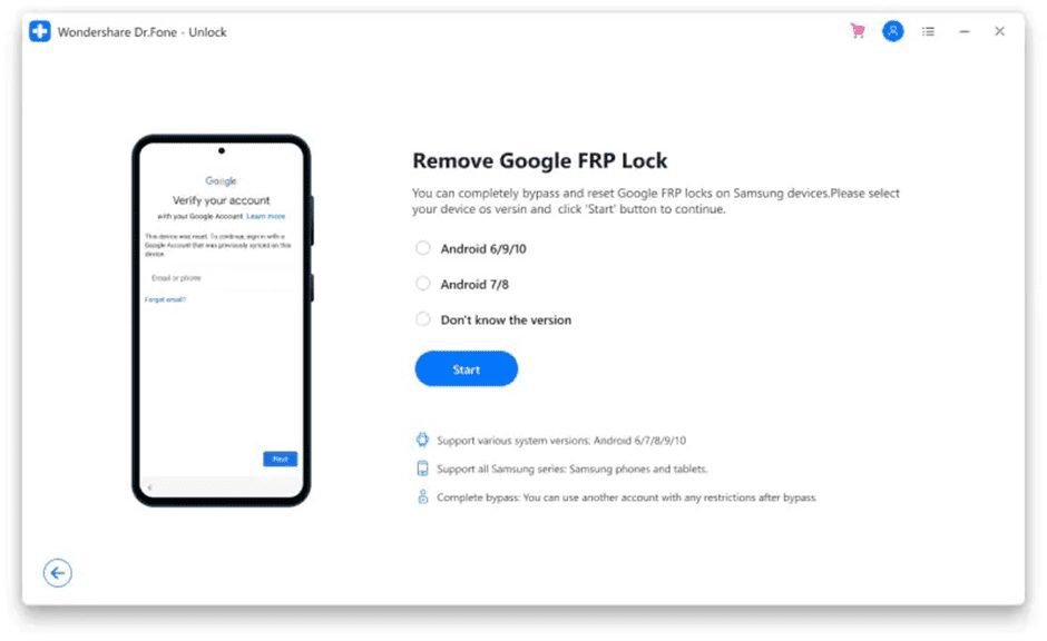 Remove Google FRP