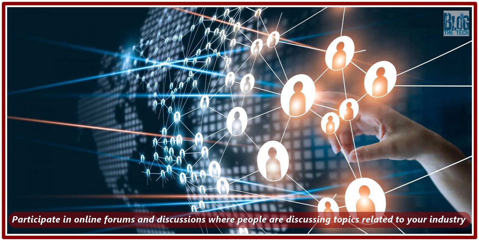 Participate in online forums and discussions where people are discussing topics related to your industry