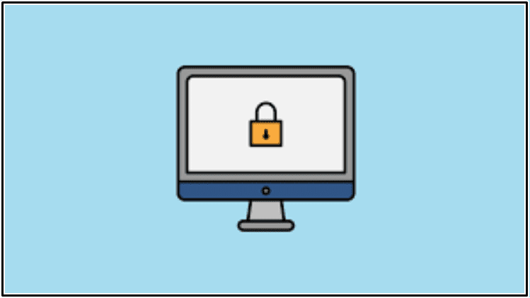 You can lock your computer remotely
