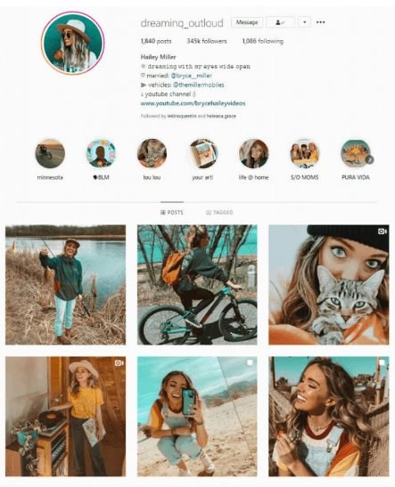 dreaming cloud instagram feed