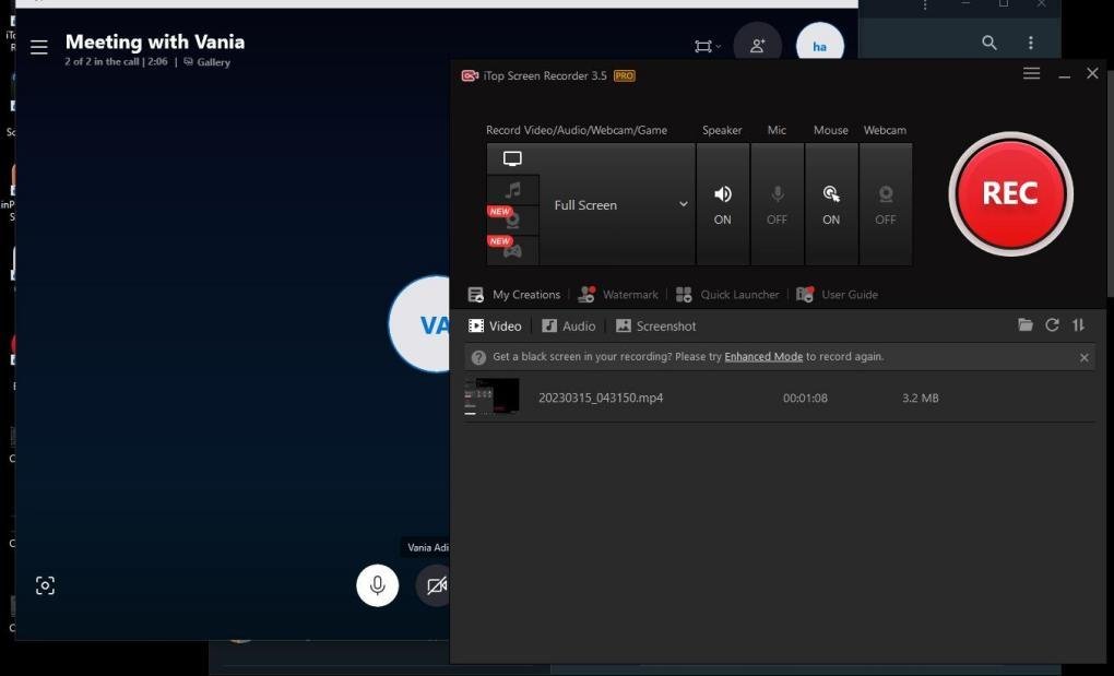 Edit Skype Video Recordings With iTop Screen Recorder