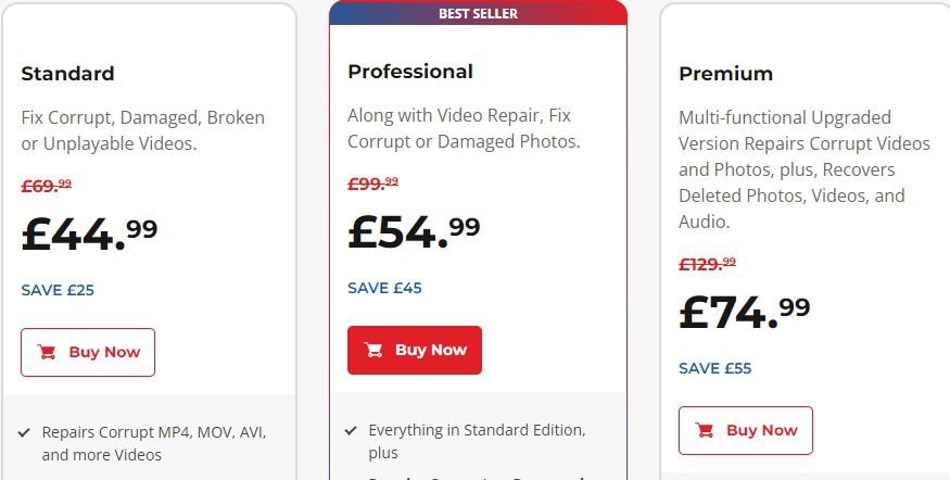 pricing-for-stellar-video-repair fix-corrupt-videos-with-stellar-repair-for-video-cost