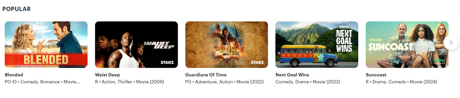 Hulu Movies