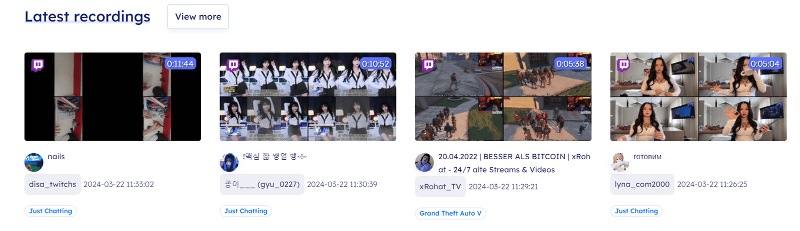 Download Files and Store them on StreamRecorder.io